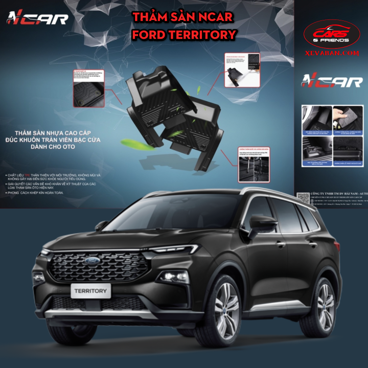 Thảm sàn Ncar cho FORD TERRITORY